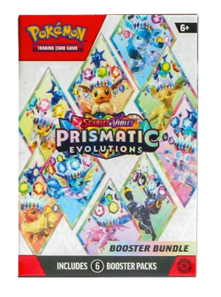 Pokemon Scarlet & Violet: Prismatic Evolutions Bundle - 6 Booster Packs - Image 1
