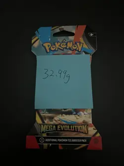 (VERY HEAVY) 32.99g Pokemon TCG Mega Evolution Sleeved Booster Pack (SEALED)✅ - Image 3