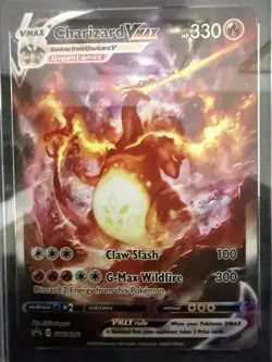 Pokemon Sword And Shield Charizard Vmax SWSH261 Tag 9 - Image 2