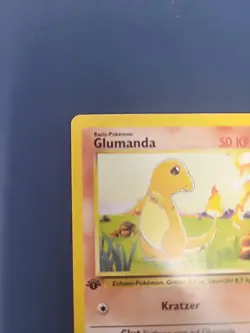 1999 Pokemon German Base Set 1st Edition Glumanda Charmander 46/102 - Image 4
