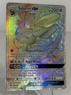 Pokemon TCG Sylveon GX 158/145 Full Art Ultra Rare Guardians Riding 2017 [VLP] - Image 2