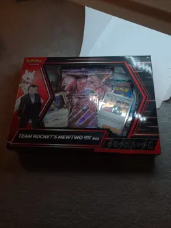 Pokemon TCG Team Rocket’s Mewtwo Ex Box - New and Sealed - Image 1