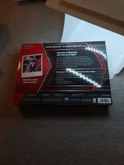 Pokemon TCG Team Rocket’s Mewtwo Ex Box - New and Sealed - Image 2