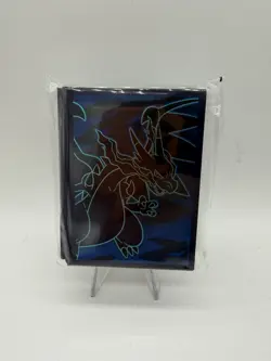 Pokemon Phantasmal Flames ETB Mega Charizard Sleeves [65 count] NEW! - Image 1