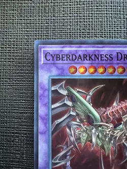 Yugioh Cyberdarkness Dragon LEDU-EN024 Super Rare 1st Ed NM - Image 2
