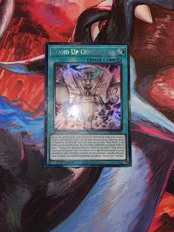 Yugioh! Stand Up Centur-Ion! VASM-EN020 Collector’s Rare 1st Edition Light Play - Image 1