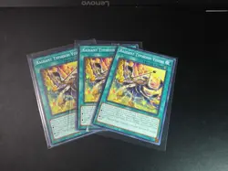 3x Yugioh Playset Radiant Typhoon Vision DOOD-EN063 Common 1st Ed Near Mint - Image 1