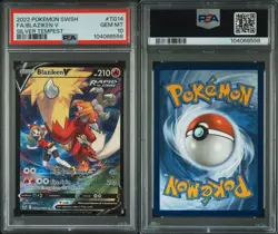2022 Pokemon Silver Tempest FA/BLAZIKEN V TG14/TG30 HOLO RARE TCG PSA 10 Free SH - Image 3