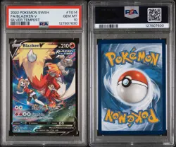 PSA 10 Blaziken V TG14/TG30 Silver Tempest Trainer Gallery Pokemon 2022 English - Image 3