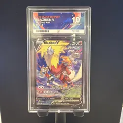 ACE 10 Blaziken V TG14/TG30 Alt Art Silver Tempest Full Art PSA Pokemon Card - Image 1