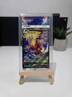 ACE 10 Blaziken V TG14/TG30 Alt Art Silver Tempest Full Art PSA Pokemon Card - Image 1