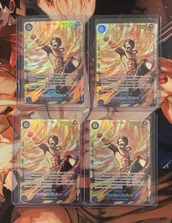 Portgas.D.Ace OP13-119 SEC ONE-PIECE! 4x Playset - Image 1