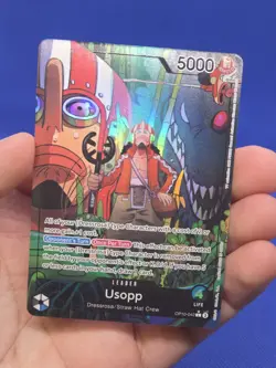 One Piece Royal Blood Usopp OP10-042 Parallel Alternate Alt Art Leader NM - Image 2