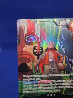 One Piece Royal Blood Usopp OP10-042 Parallel Alternate Alt Art Leader NM - Image 3