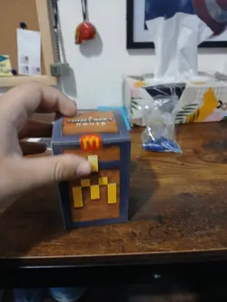 McDonald’s Minecraft Movie French Fry Helmet Adult Happy Meal w Unused Code Card - Image 3