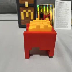 2025 McDonalds Minecraft Adult Happy Meal Fry Helmet With Card & Unused Code - Image 3