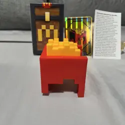 2025 McDonalds Minecraft Adult Happy Meal Fry Helmet With Card & Unused Code - Image 5