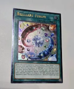 Brilliant Fusion Ultimate Rare Unl Edition OP06-EN002 NM Yugioh - Image 1