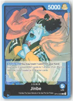 Jinbe - L The Azure Sea's Seven OP14-040 English NM - Image 1
