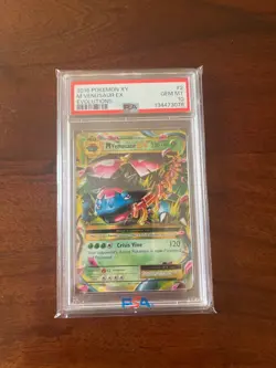 2016 Pokemon XY Evolutions Mega Venusaur EX 2/108 PSA 10 GEM MINT - Image 1