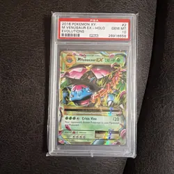 2016 Pokemon XY Evolutions Mega Venusaur EX 2/108 PSA 10 GEM MINT - Image 1
