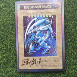 Ancient Blue Eyes White Dragon Waifu Card Anime Yugioh Art Rare Alt Art Custom - Image 2