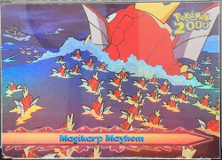 2000 Topps Pokemon - Magikarp Mayhem #20 Rainbow Foil - The Movie 2000 - PSA 6 - Image 3