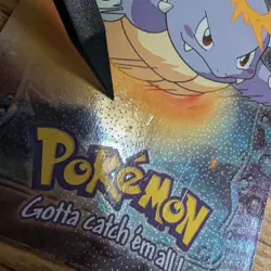 Topps The First Movie Wartortle #08 E8/E12 MP/Moderatly Played Pokemon 2000 Holo - Image 2