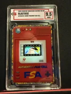BLASTOISE AUTHENTIC 35MM FILM FRAME CELL FROM POKEMON THE MOVIE RARE CG 9.5 - Image 1