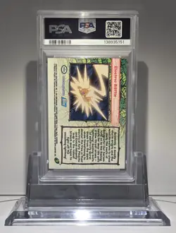 2000 TOPPS POKEMON THE MOVIE 2000 | Rainbow Foil ELECTRIC BATTLE #9 PSA 5 - Image 3