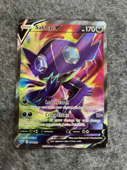 Pokemon - Sableye V - 194/202 - SWSH Sword & Shield - Full Art Card - Image 1