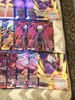 LOT 66 BANDAI JAPAN DRAGON BALL SUPER CARD GAME HOLO / FOIL CARDS + 90 STANDARD - Image 2