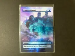 Ancestral Recall High Quality Altered Art Custom Playtest Proxy Card - Image 1