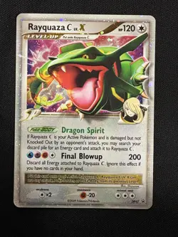 Rayquaza C LV.X DP47 Diamond and Pearl Promos Heavily Played Pokemon Card - Image 1