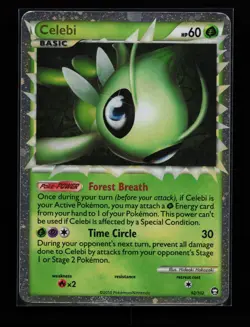 Celebi (Prime) 92/102 Ultra Rare Holo Triumphant Pokemon Card - Image 1