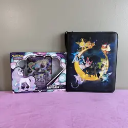Pokemon Lot - Binder Filled With 246 Cards & 2 Galarian Rapidash V Cards - Image 1