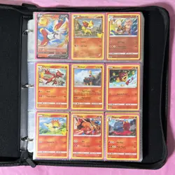 Pokemon Lot - Binder Filled With 246 Cards & 2 Galarian Rapidash V Cards - Image 4