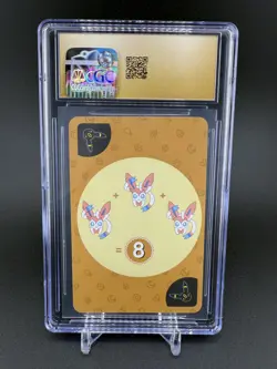 UMBREON Pokemon Playing Cards 2019 Korean Point Salad-Eevee Edition PRISTINE 10 - Image 2