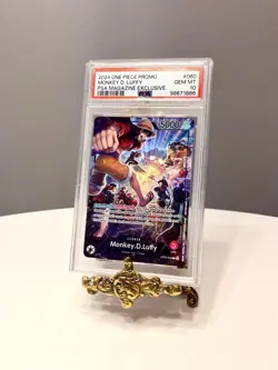 2024 ONE PIECE PROMOS PSA MAGAZINE EXCLUSIVE #060 MONKEY D. LUFFY PSA 10 - Image 3