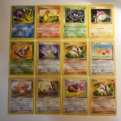 Lot of 12 Vintage Pokemon Cards Good Condition WOTC - Image 1
