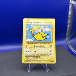 Pokemon TCG X&Y Evolutions Flying Pikachu Secret Rare Card 110/108 - Image 1