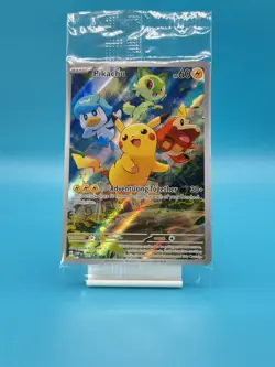Pikachu 027 Sv: Scarlet & Violet Promo Cards Holo (SEALED) - Image 1