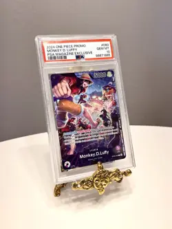 2024 ONE PIECE PROMOS PSA MAGAZINE EXCLUSIVE #060 MONKEY D. LUFFY PSA 10 - Image 2