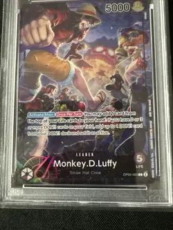 2024 ONE PIECE PROMOS PSA MAGAZINE EXCLUSIVE #060 MONKEY D. LUFFY PSA 10 - Image 3