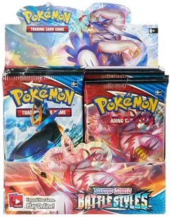 Pokemon Sword & Shield Battle Styles Factory Sealed Booster Box 36 Packs - Image 1