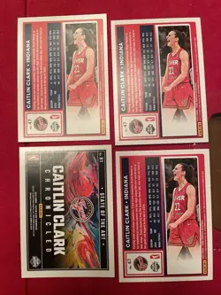 Panini Donruss + Chronicles 2025 Caitlin Clark card lot WNBA (4) - Image 2