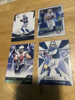 Philip Rivers Miscellaneous 4 Card Lot Los Angeles Chargers - Image 1