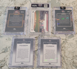5 lot Victor Wembanyama Rookie Card Topps Now Cards 4 7 472 VW5 VW6 PSA 10 - Image 2