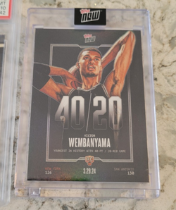 5 lot Victor Wembanyama Rookie Card Topps Now Cards 4 7 472 VW5 VW6 PSA 10 - Image 5