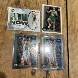 2025-26 Topps Hugo Gonzales Rookie Card Lot - 4 Cards Bulk (RC) Celtics - Image 2